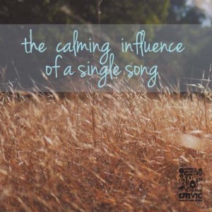 the calming influence of a single song